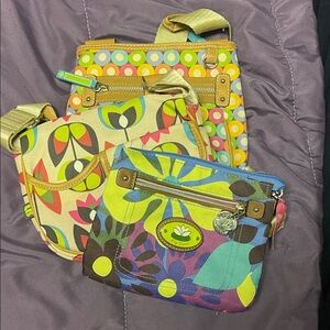 Lily Bloom Multicolor Crossbody Bags